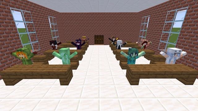 НОВАЯ Школа монстров в Майнкрафте, мультфильм смотреть онлайн