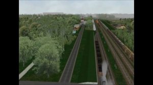 Маневры и скрещение по ст. Кашин