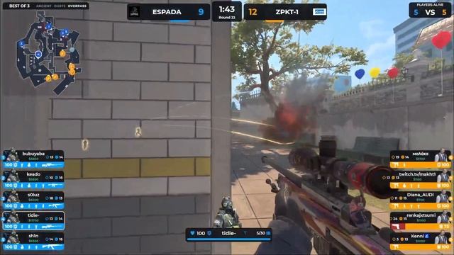 TOP 8 (3игра) ESPADA vs ZPKT-1 2025 Турнир ТЭК от GDUgame