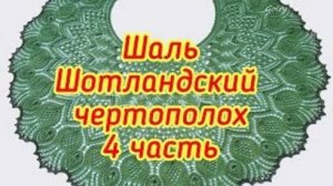 Шаль Шотландский чертополох  4 часть с 59 по 74 ряд