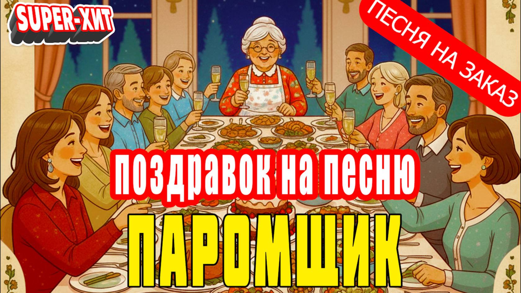 Поздравок на песню - Паромщик (Песня на заказ - Музыкальный Апельсин) смотреть онлайн
