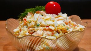 Новый салат на Новый год 2026! "Морское чудо" – легкий, нежный и очень красивый!