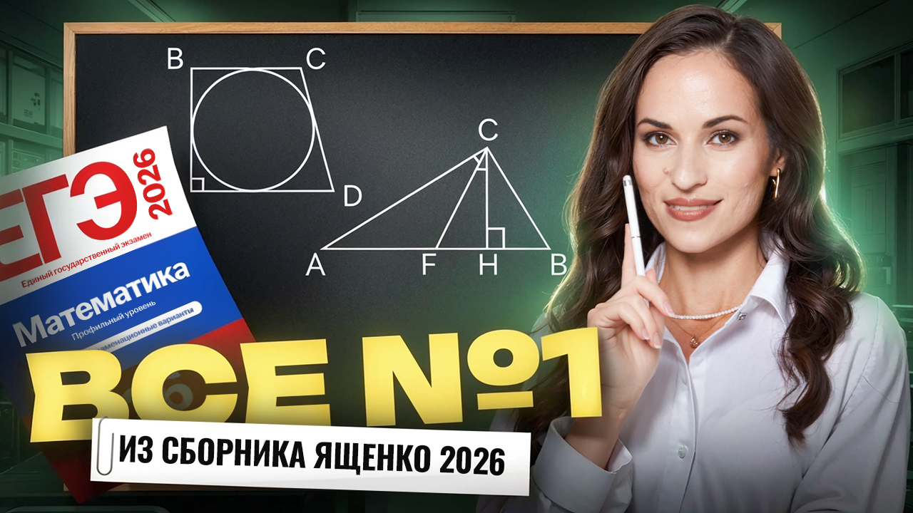 Ященко 2026: ВСЕ типы задания 1 ЕГЭ профильная математика | Умскул смотреть онлайн