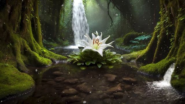 Цветок жизни - Нежная музыка для медитации и исцеления, фоновая музыка с звуками воды смотреть онлайн