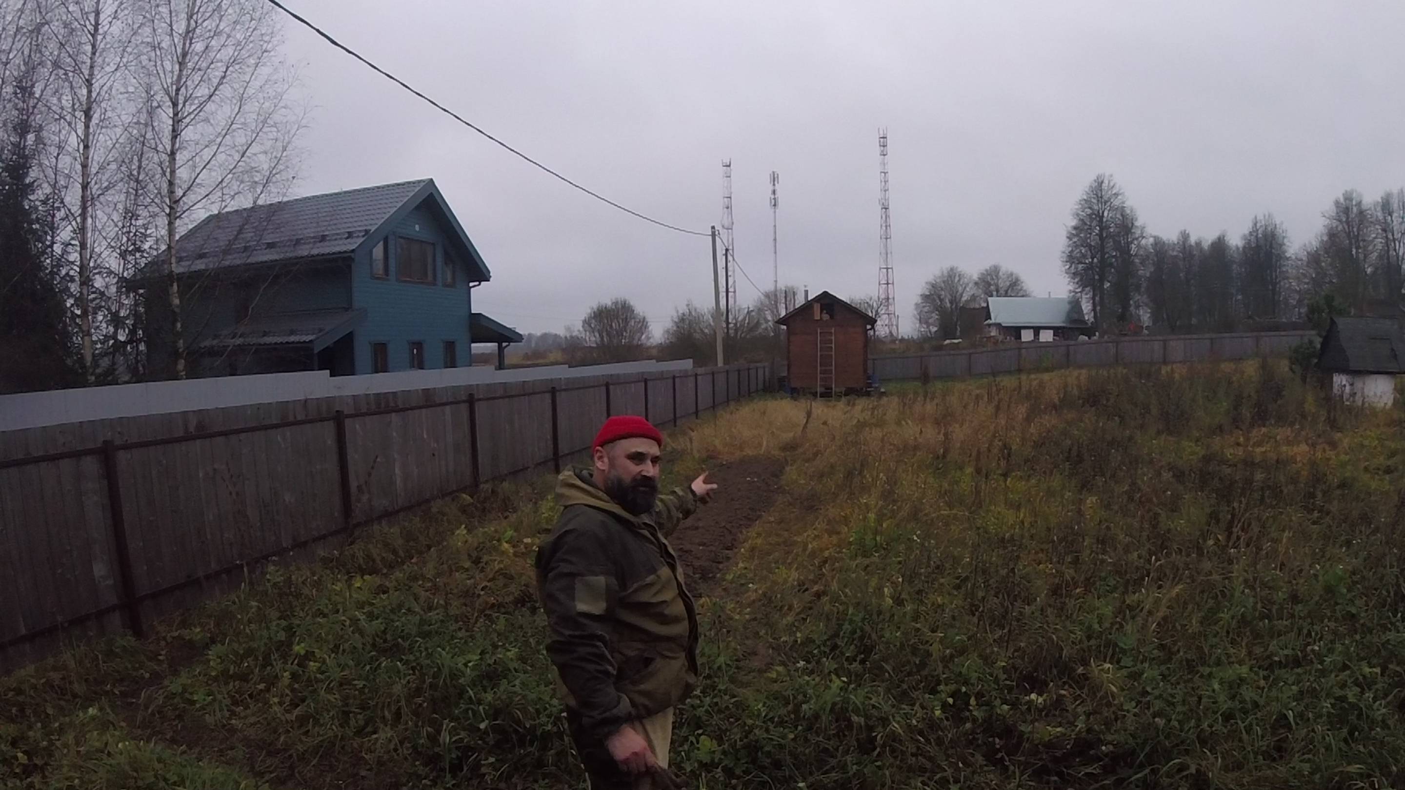 Деревня Соснино (посадка 188 зубчиков Грибовского озимого чеснока)