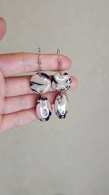 Серьги из полимерной глины