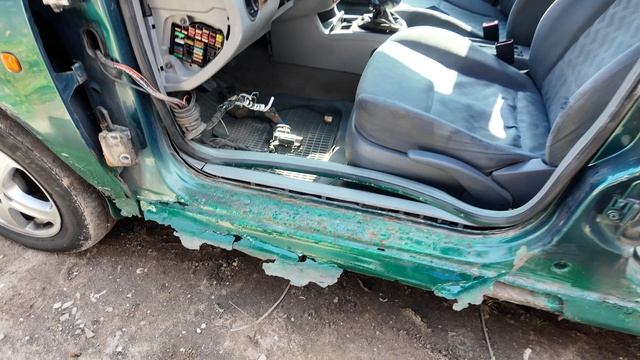 Переварка порога на Skoda Octavia