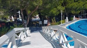 Lykia World Ликия Белек, дорога от пляжа в ресторан на обед