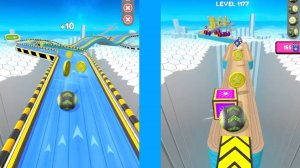 Going balls All Levels Gameplay IOS Android Going Balls level 1177 to 1180 Goal ball  Speed Run