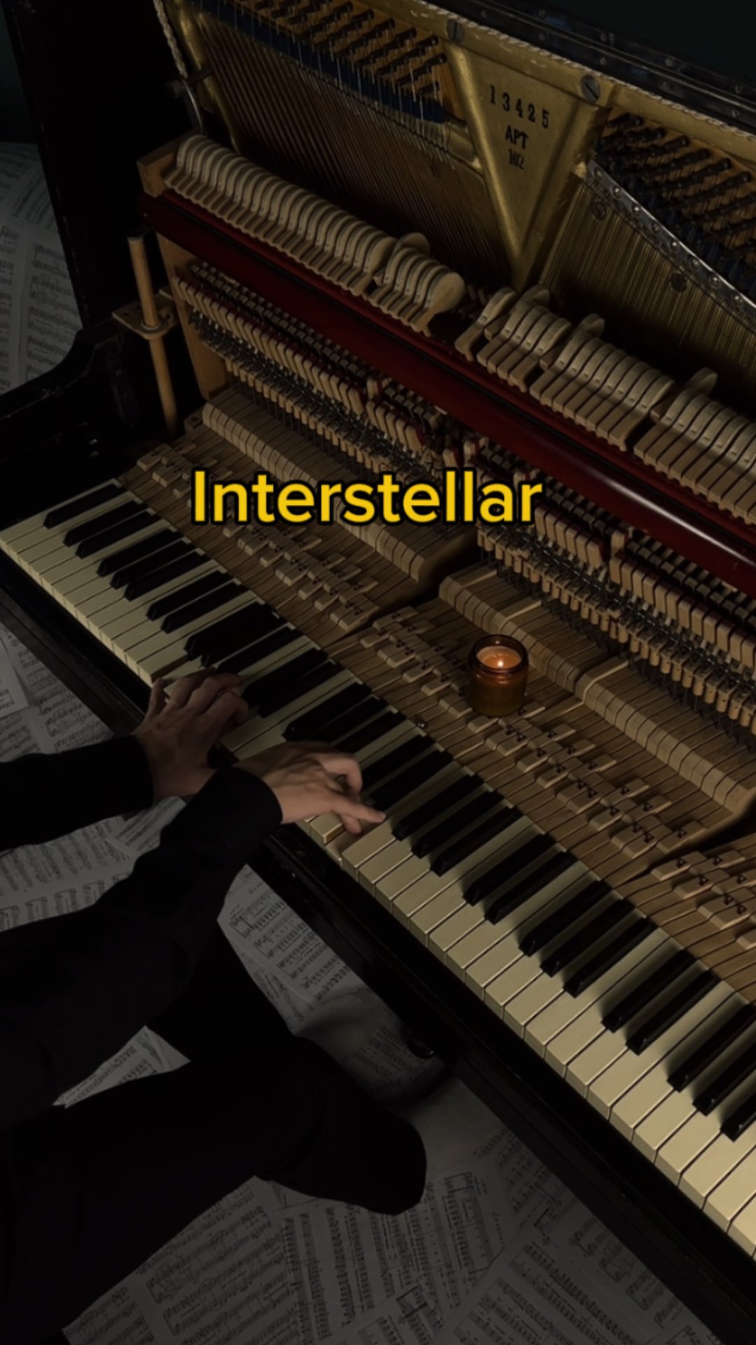 Interstellar на пианино смотреть онлайн