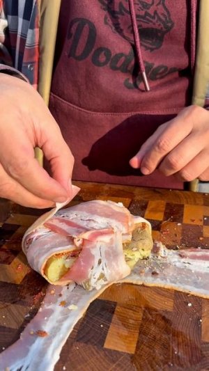 Картошка 🥔 со специями в беконе  !!! Ссылка на мой телеграмм https://t.me/shimanoveda 🔥🔥🔥