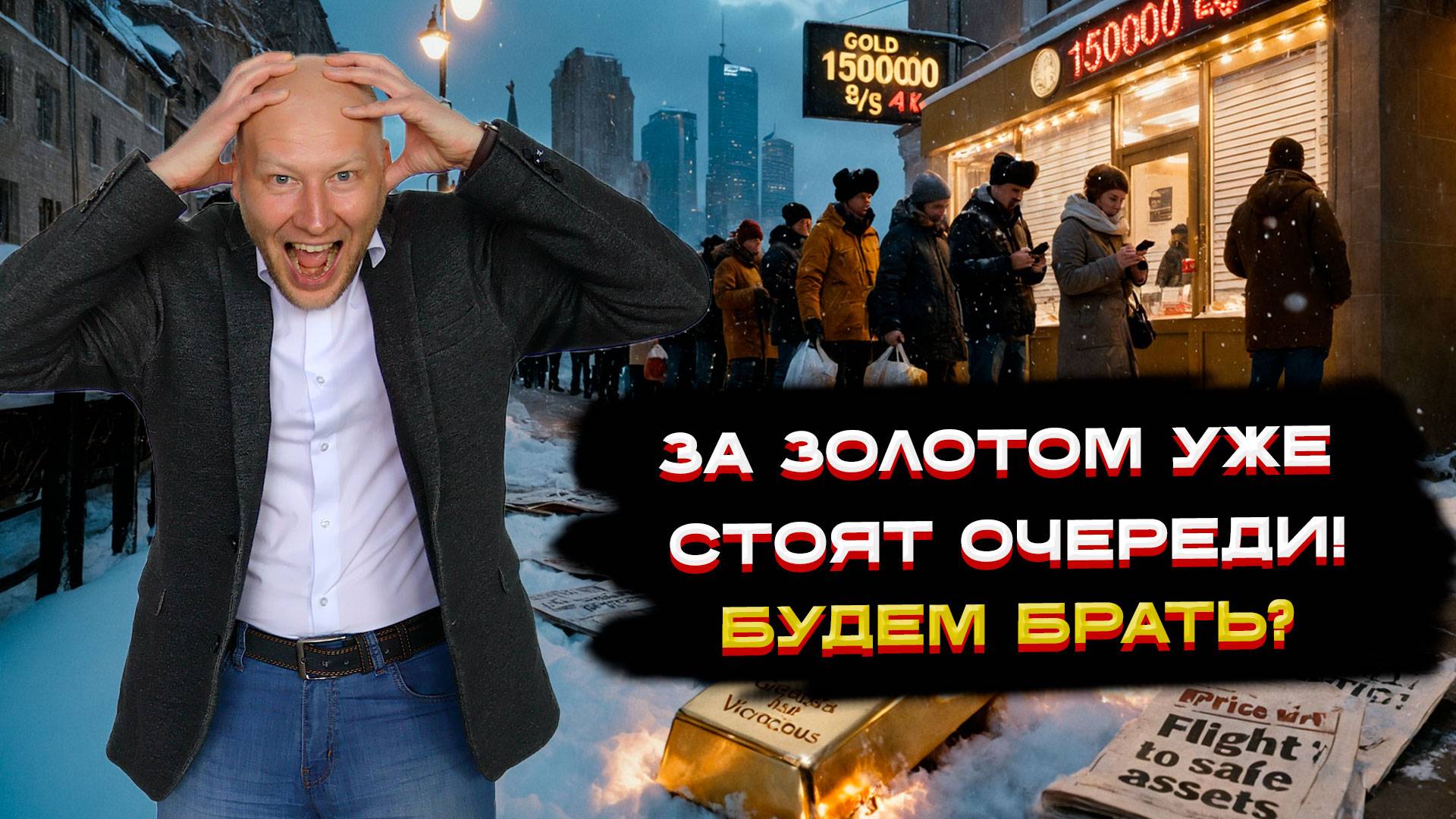 За золотом уже стоят очереди! Будем брать?! 💡