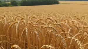 Футаж. Пшеничное поле. Пшеница.