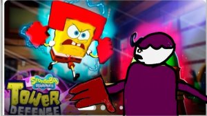 Спанч боб тавер дефенс башня КАРАТЕ проходим с Димой