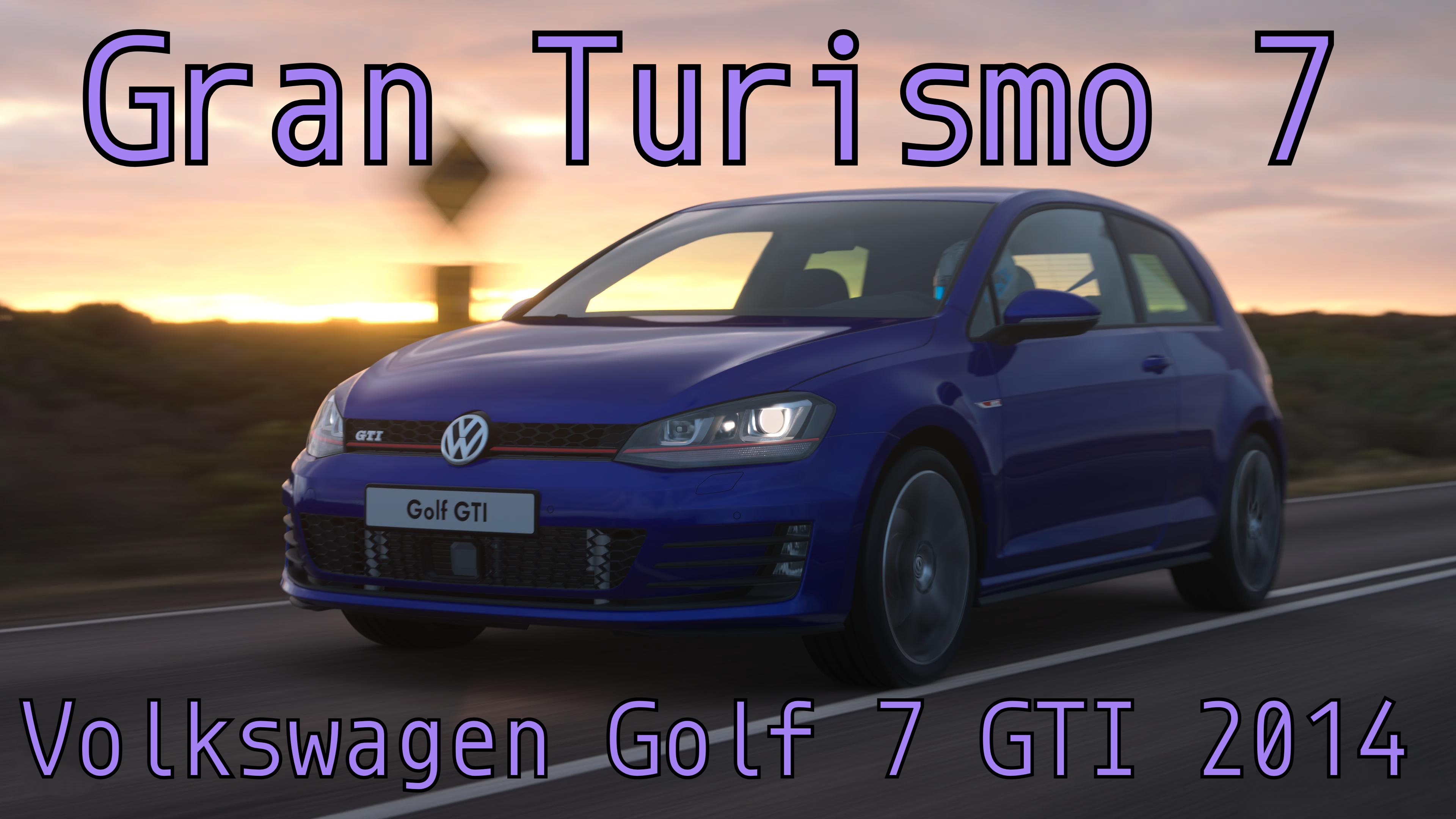 Европейский горячий хэтчбек зажигает снова! Volkswagen Golf 7 GTI 2014 в Gran Turismo 7 🚗🔥 смотреть онлайн