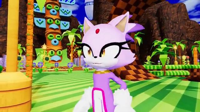 Movie Sonic Meets Blaze The Cat In VRCHAT!!