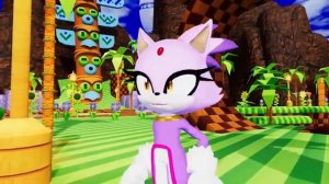 Movie Sonic Meets Blaze The Cat In VRCHAT!!