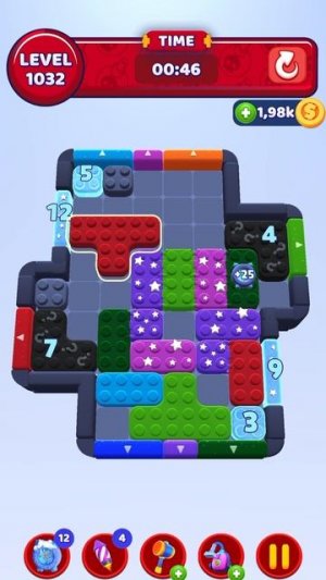 Color Block Jam 1032 Уровень