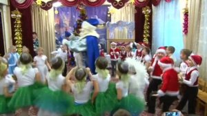 Веселая новогодняя игра с дедом морозом