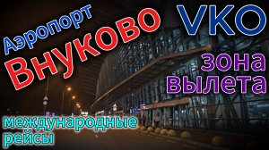 Аэропорт Внуково, зона вылета