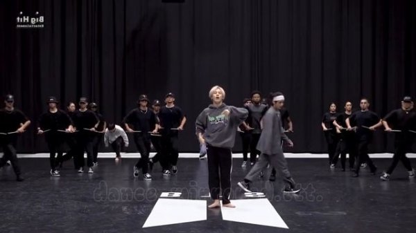 Bts- on dance practice mirrored