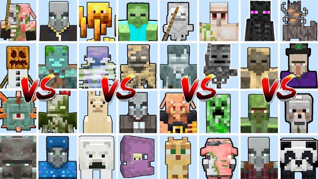 ВСЕ НОВЫЕ МОБЫ В ТУРНИРЕ МАЙНКРАФТ смотреть онлайн