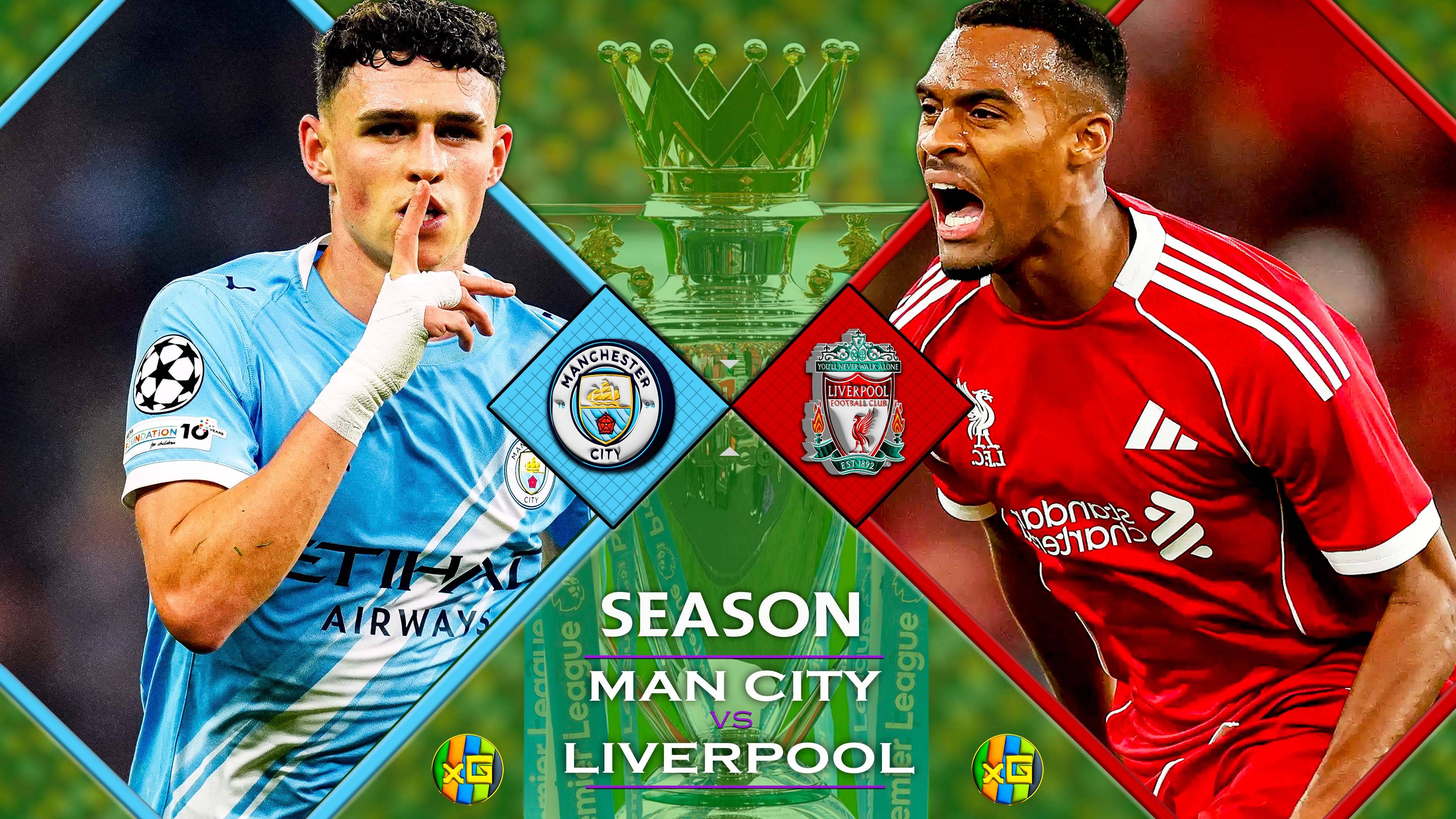 Манчестер Сити - Ливерпуль | 09.11.2025 | Футбол |Чемпионат Англии | Прямая трансляция |xG смотреть онлайн