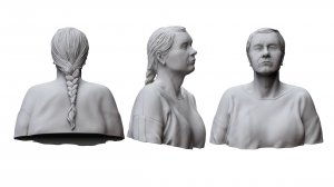 Моделирование головы девушки  в программе ZBrush часть 7