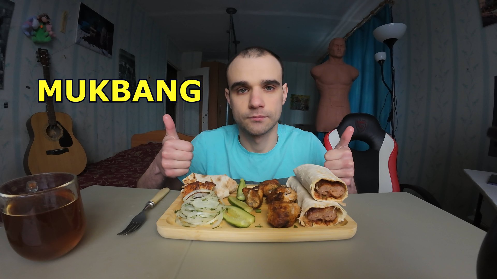 МУКБАНГ ШАШЛЫК ИЗ ИНДЕЙКИ / ЛЮЛЯ - КЕБАБ ИЗ СВИНИНЫ В ЛАВАШЕ / ОВОЩИ / ЕДА / АСМР смотреть онлайн