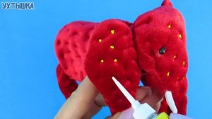 Джоб Джоб Саур, Клубничный Слон, Эспрессона Сеньйора в ВИДЕ Игрушки своими руками | Ухтышка