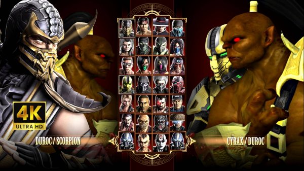Игра за Scorpion & Duroc в Mortal Kombat Komplete Edition на PC Expert в 4K