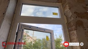 Входная дверь из металлопластикового профиля  с  алюминиевым теплым порогом. ОКНАЛЮКС Севастополь