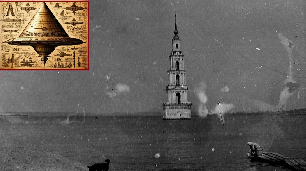 На стене затопленной церкви изображен древний космический корабль смотреть онлайн