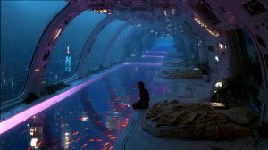 Isekai ⧫ Deeply Calm SciFi Soundscape ⧫ Cyberpunk Atmosphere from Cozy Aqua-Loft