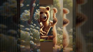 Русская игра.У МЕДВЕДЯ ВО БОРУ 🔥в исполнении ИИ