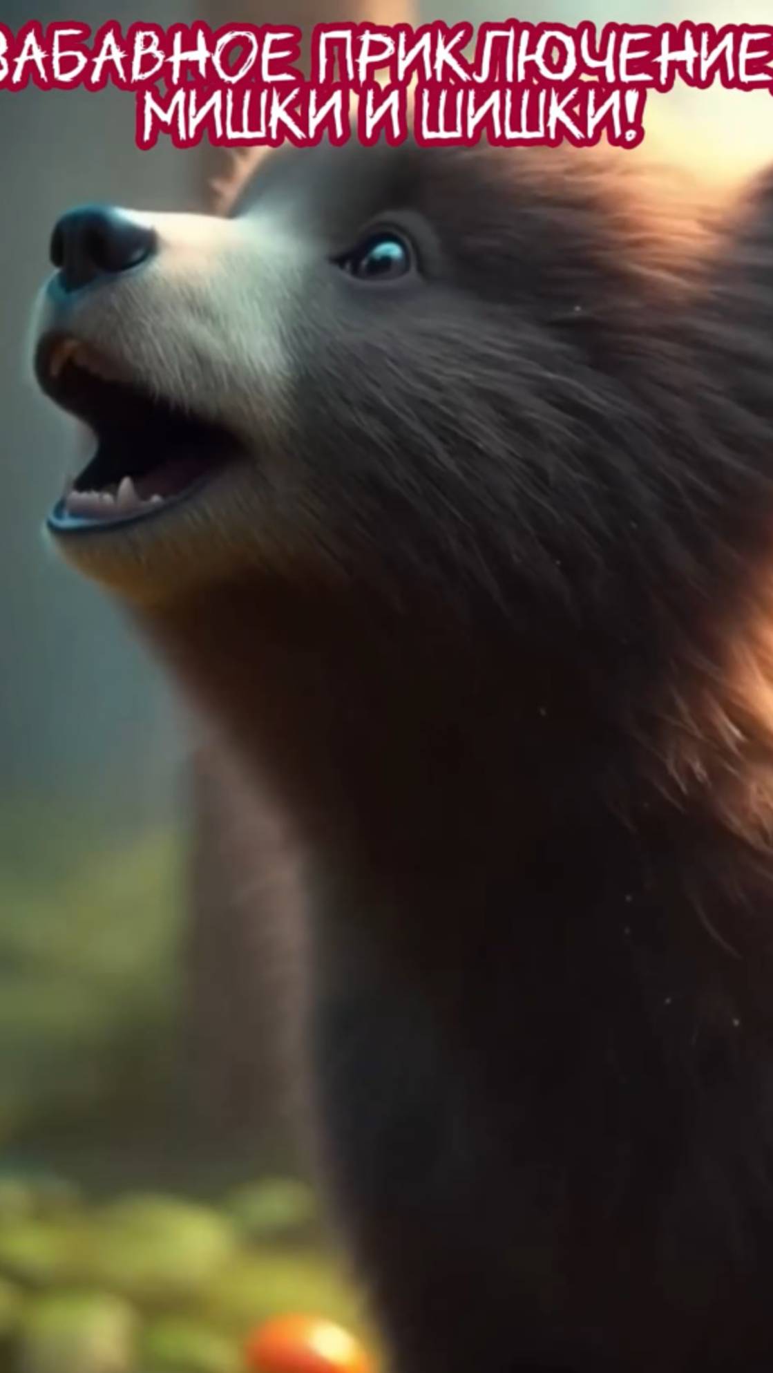 Забавное приключение, Мишки и шишки!
