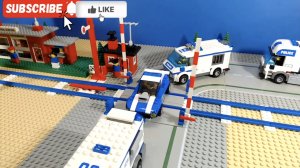 Лего поезд и машинки