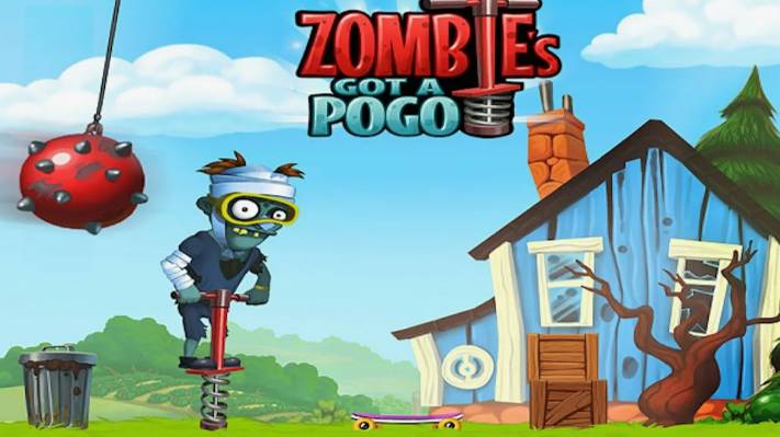 Прыгающие зомби. Бой зомби с растениями в тумане. смотреть онлайн