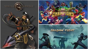 «Битвы чемпионов: Mortal Kombat, Marvel Champions и Shadow Fight Arena!» Мобильные файтинги!