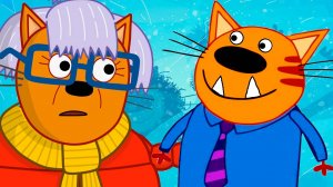 ТРИ КОТА МУЛЬТФИЛЬМ - Карамелька Коржик Компот и Бабушка Изольда - Три кота мультик