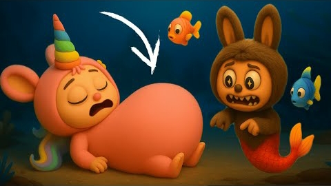 Лабубу-единорог падает в море и находит таинственную русалку смотреть онлайн