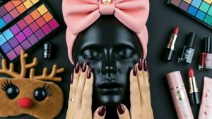 Мультики для девочек. Красивый АСРМ макияж на манекене 🍉.  Смотреть онлайн мультики для детей.