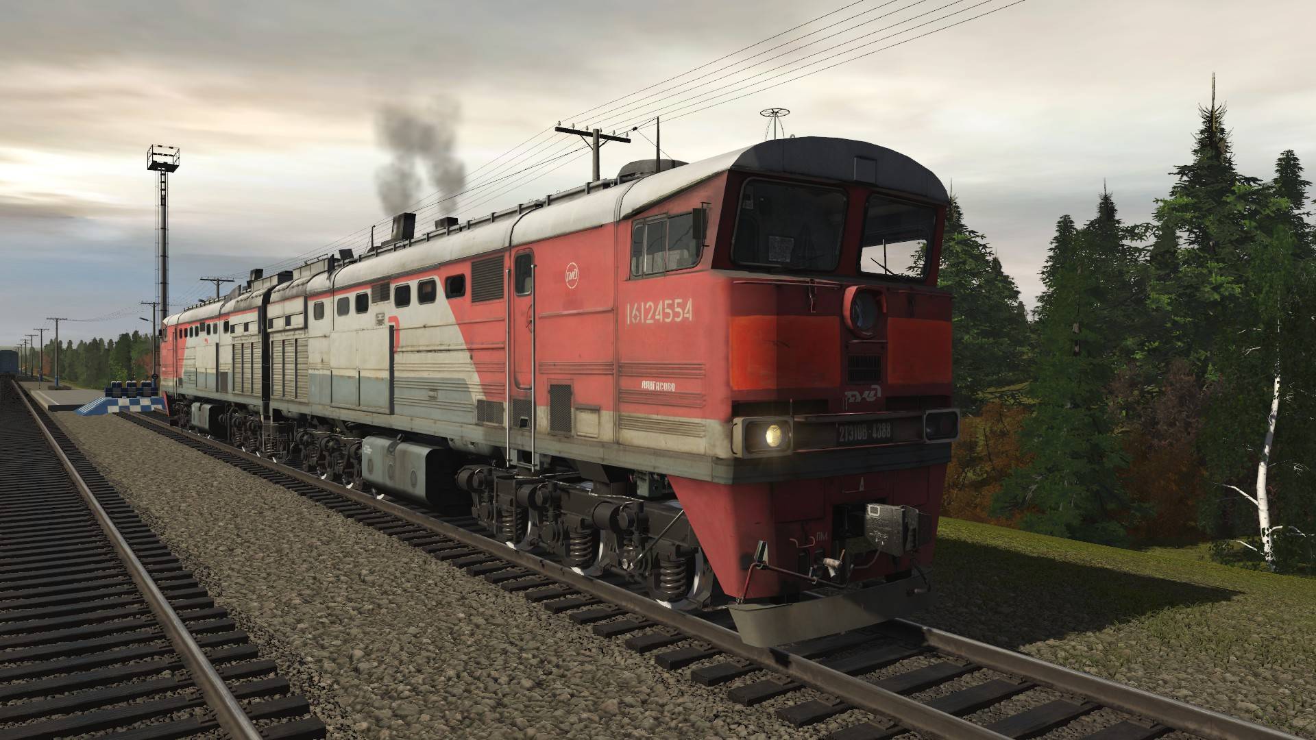 Trainz 22 сценарий "На помощь" Муруринский перевал смотреть онлайн