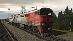 Trainz 22 сценарий "На помощь" Муруринский перевал