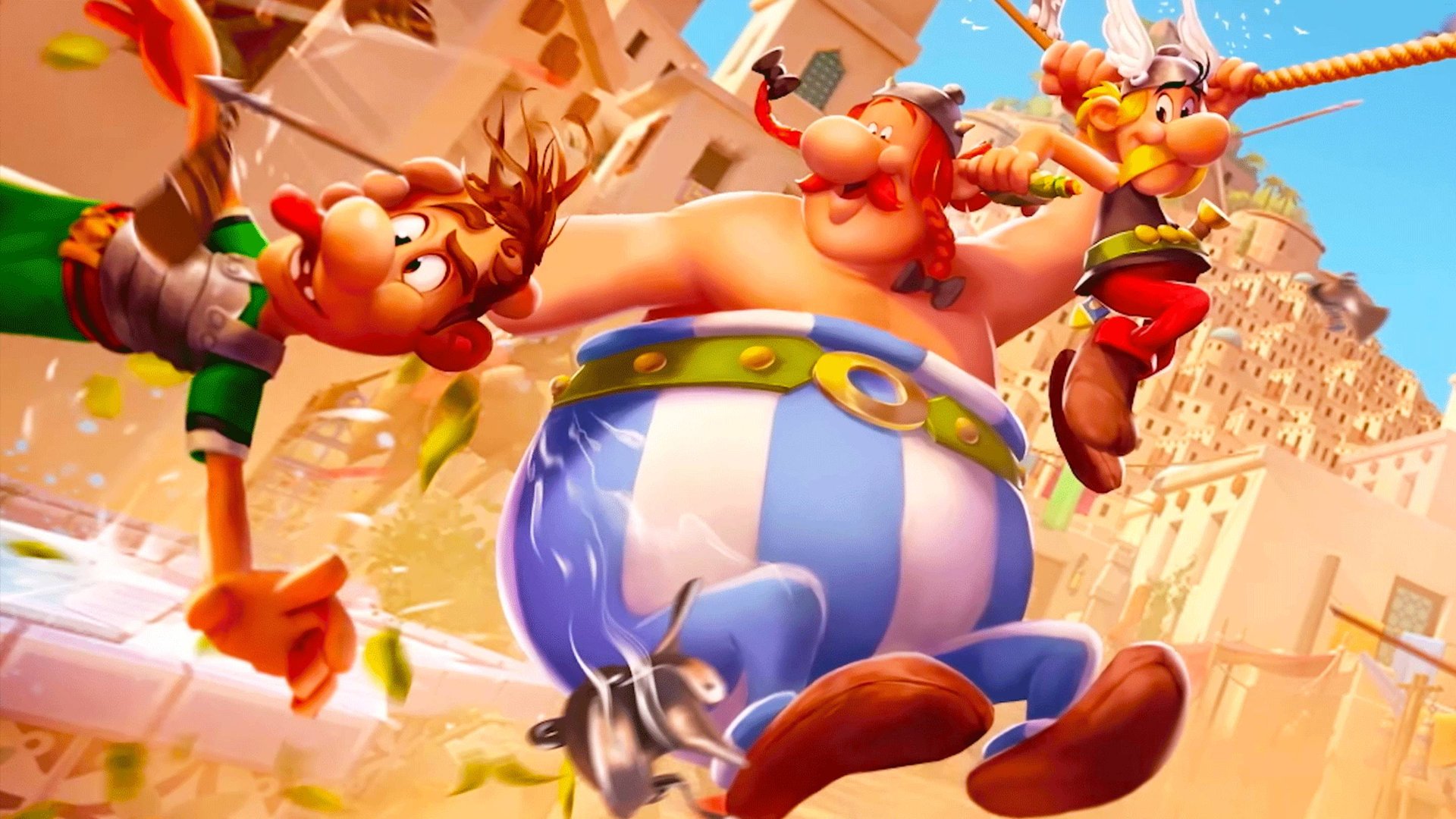 «Asterix & Obelix: Mission Babylon» - ГЕЙМПЛЕЙ - экшен-платформер смотреть онлайн