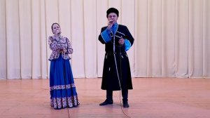 Вокальный дуэт Коржова Юлия, Алексеев Станислав Народная казачья песня «Соловей кукушку уговаривал»