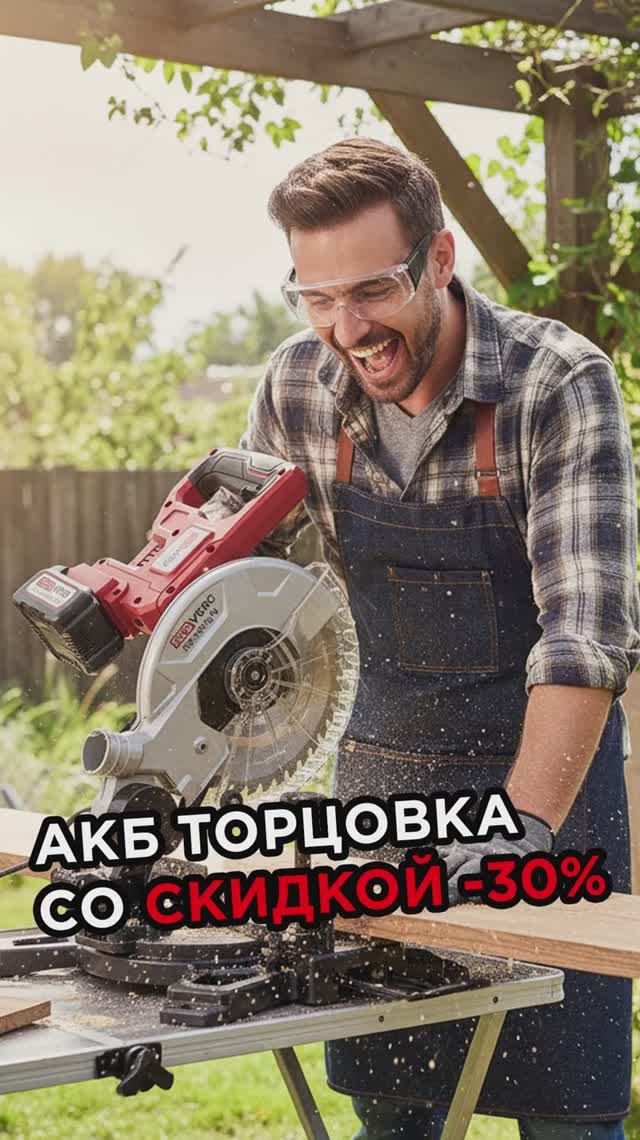 Торцовка без проводов со скидкой -30% смотреть онлайн
