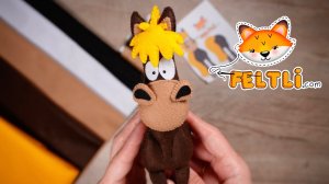 Мастер-класс КОНЬ Елисей своими руками / Символ 2026 года своими руками / Выкройка веселой лошадки