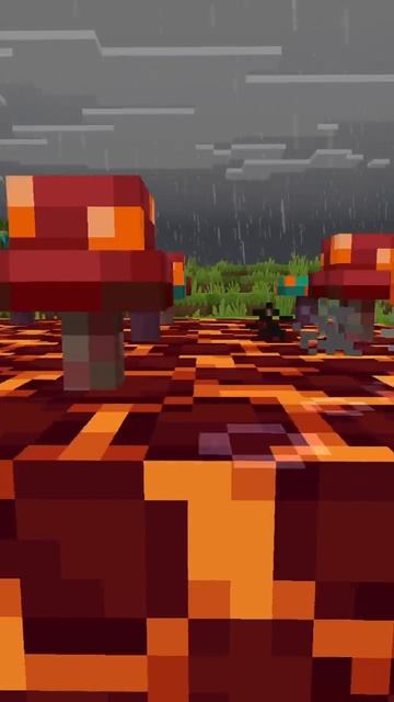 Minecraft STRANGE MUSHROOMS with Actions & Stuff #minecraft #shorts смотреть онлайн