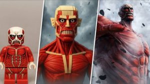 Взрывное сравнение уровня мощи всех Титанов - Колоссальный Титан ЛЕГО